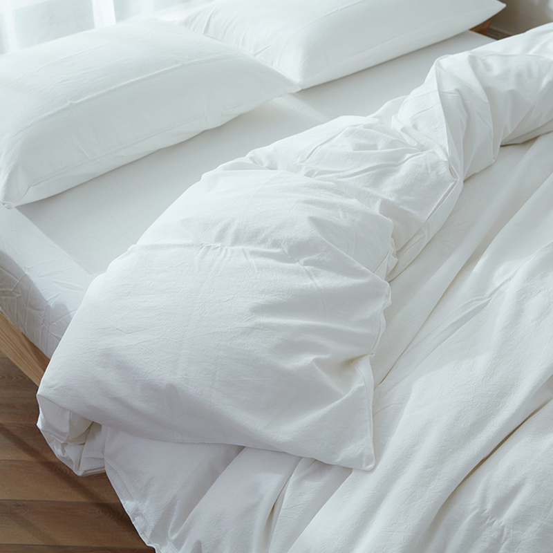 Conjuntos de cama de algodão lavado