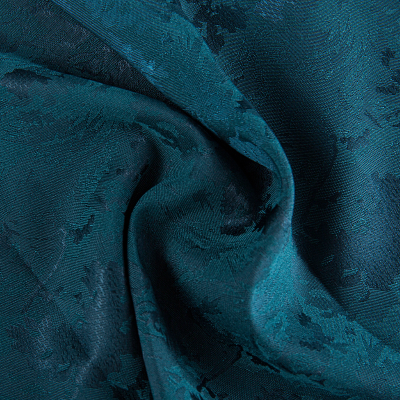 Tecido jacquard com cortina respirável elegante