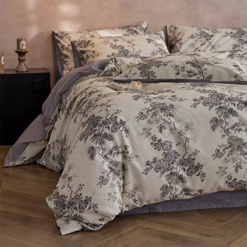 Conjunto de cama impresso em microfibra ultramacio 100% poliéster