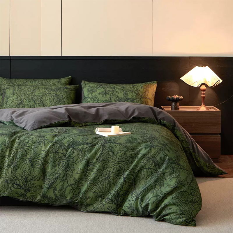 Conjunto de cama impresso em microfibra ultramacio 100% poliéster