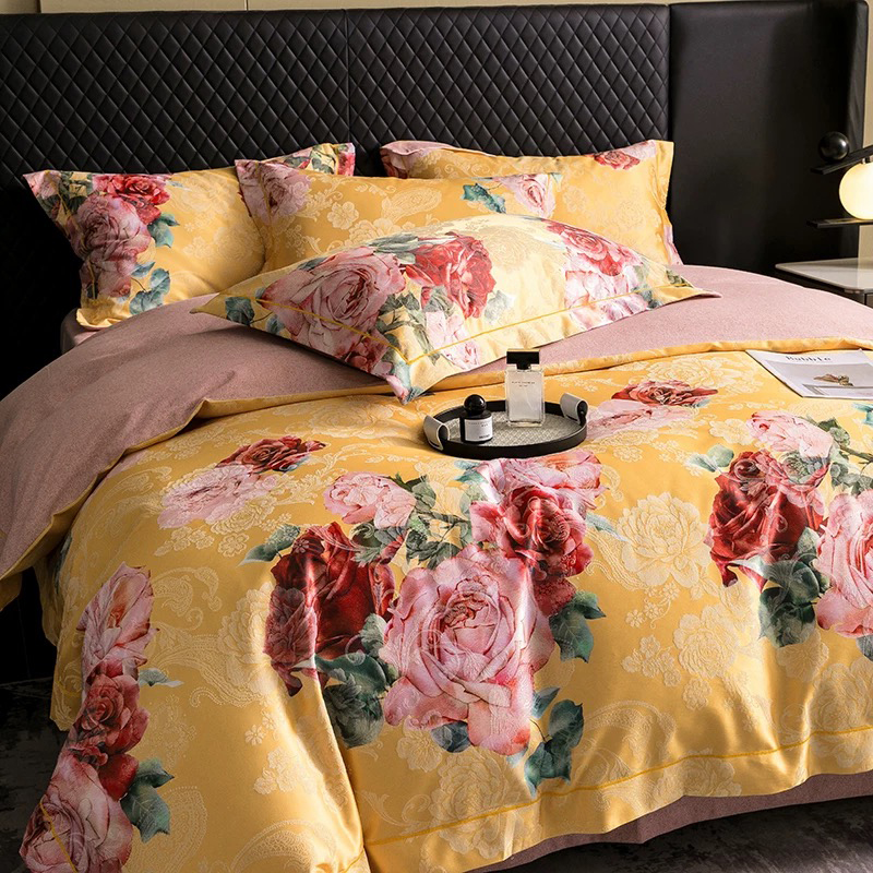 Conjunto de cama impresso em microfibra ultramacio 100% poliéster